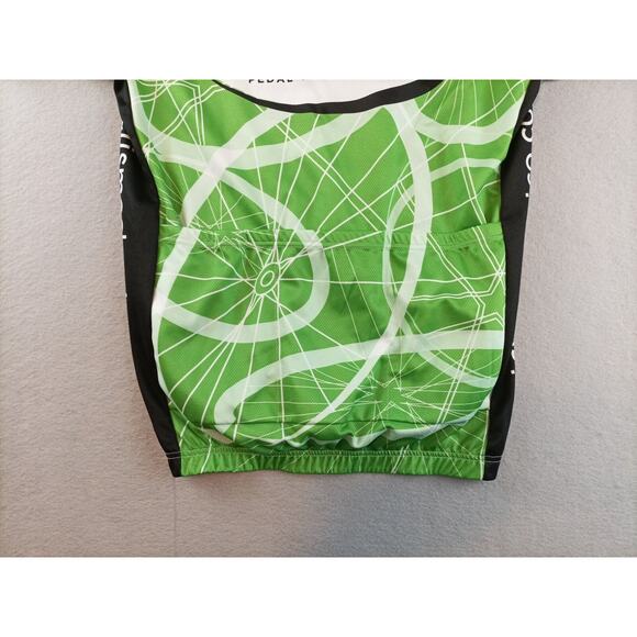 Pissei Ciclismo Classico Size 3 Small Green Cycling Jersey - Picture 6 of 7